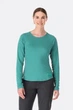 Лонгслив женский Rab Lateral LS Tee Womens 10 Сірий-Бірюзовий - изображение 1