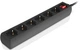 Мережевий фільтр-подовжувач Real-El RS-6 Protect M 1.8 м Black (EL122300032) - зображення 5