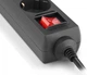 Мережевий фільтр-подовжувач Real-El RS-6 Protect M 1.8 м Black (EL122300032) - зображення 9