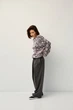 Джемпер oversize в українському стилі Заріна сірий One Size - зображення 4
