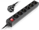 Мережевий фільтр-подовжувач Real-El RS-6 Protect M 3 м Black (EL122300034) - изображение 6