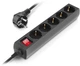 Мережевий фільтр-подовжувач Real-El RS Protect M 3 м Black (EL122300028) - изображение 6