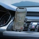Автомобильный держатель автодержатель HOCO CA86 Davy one-button air outlet car holder Black (6931474751485) - изображение 6