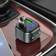 АЗУ з FM-модулятором HOCO E67 Fighter QC3.0 car BT FM Transmitter Black - изображение 7