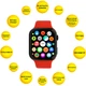 Смарт-годинник AURA X2 Pro 44mm Red (SWAX244R) - зображення 4