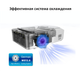 Мультимедійний портативний HD LED проектор для домашнього кінотеатру з динаміком Everycom T6 (red basic version) 250x80х170 мм - зображення 2