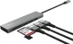Концентратор USB-хаб Trust HALYX FAST 3USB+CARD READER USB-C ALUMINIUM - изображение 2