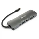Концентратор USB-хаб Vinga USB Type-C 3.1 to HDMI+USB3.0+USB 2.0+SD/microSD+PD 6in1 (VHC6) - зображення 2