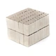Комплект сильних прямокутних неодимових магнітів 15x5x3мм N35 10шт Silver (284622) - зображення 2