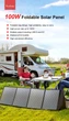 Солнечная панель Yoobao с переносной сумкой (18V, 2*USB, DC, 100W, туристическая, КПД 22%, водонепроницаемая, для зарядных станций) - изображение 2
