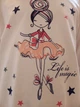 Пижама для девочки детская ELLEN Ballerina GPK 0482 /01/01 158см 13 лет розовый с белым - изображение 6