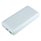 Портативний зарядний пристрій Power Bank XO PB302 20000 mAh 2USB Білий - зображення 2