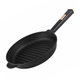 Сковорідка-гриль Brizoll Optima Black 28 см чугунна (O2850G-P1) - зображення 2