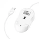 Компьютерная мышь проводная оптическая стильная Hoco GM13 Esteem business wired mouse White - изображение 4