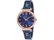 Женские часы DANIEL KLEIN DK12189-5 Синие перламутровые с золотистым - изображение 1