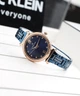 Женские часы DANIEL KLEIN DK12189-5 Синие перламутровые с золотистым - изображение 3