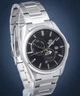 Мужские качественные часы Orient RA-AK0307B10B Серебро\Черный - изображение 3