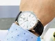 Мужские классические часы Orient RA-AC0F07S10B Серебро\Коричневый - изображение 5
