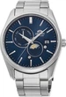 Мужские часы Orient RA-AK0308L10B Серебро\Синий аналоговые - изображение 2