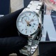 Мужские тактичные часы Orient RA-AK0306S10B Серебро\Белый - изображение 3
