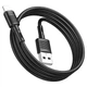 Кабель Hoco X83 USB – Lightning 2.4 А 1 м чорний - изображение 4