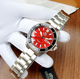 Мужские часы Orient RA-AA0915R19B Серебро\Красный с ярким циферблатом - изображение 5