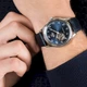 Мужские часы с кожаным ремешком Orient RA-AG0015L10B Серебро\Синий - изображение 3