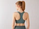 Спортивный топ борцовка для женщины Crivit LYCRA® 385962_389359_ L хаки - изображение 3