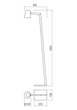 Торшер Redo MINGO LAMP 1X42W E27 BLACK (4.1.1) 01-1557 - зображення 2