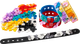 Zestaw klocków LEGO DOTS Zestaw dużych bransoletek Miki i przyjaciele 349 elementów (41947) - obraz 8
