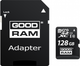 Goodram microSDXC 128GB UHS-I class 10 + adapter (M1AA-1280R12) - зображення 1