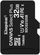 Kingston microSDHC 32GB Canvas Select Plus Class 10 UHS-I U1 V10 A1 (SDCS2/32GBSP) - зображення 1