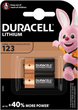 Літієва батарейка Duracell Ultra High Power 123 3 В CR123 / CR123A / CR17345 2 шт (5000394020320) - зображення 2