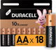 Baterie alkaliczne Duracell AA (LR06) MN1500 18 szt. (5000394107519) - obraz 1