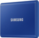 Samsung Portable SSD T7 2TB USB 3.2 Type-C (MU-PC2T0H/WW) External Blue - зображення 3