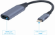 Adapter Cablexpert USB Type-C do HDMI 0,15 m szary (A-USB3C-HDMI-01) - obraz 3