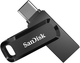 Pendrive SanDisk Ultra Dual Go Type-C 128GB USB 3.2 Black (SDDDC3-128G-G46) - obraz 1