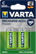 Акумулятор Varta Recharge Accu Power C 3000 мАг BLI 2 Ni-MH (56714101402) (4008496550739) - зображення 1