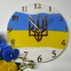 Годинник настінний з епоксидної смоли ручної роботи 40 см (ЧЕС00000019) - зображення 1
