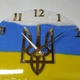 Годинник настінний з епоксидної смоли ручної роботи 40 см (ЧЕС00000019) - зображення 2