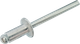 Заклепка с плоской головкой DIN7337 2,4х12 Al/St І Steelfix 250 шт (135306) - изображение 1
