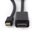 Kabel Cablexpert mini DisplayPort do HDMI 1,8 m Czarny (CC-mDP-HDMI-6) - obraz 3