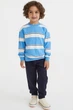 Джоггеры синие и бордовые 3шт H&M 116м (40001080) - изображение 3