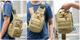 Сумка тактическая военная Molle ВСУ (ЗСУ) 8018 20х28х12 см койот - изображение 6