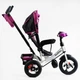 Детский велосипед трехколесный Best Trike 3390 / 10-777 с пультом и фарой малиновый - изображение 2