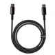 Кабель для швидкої зарядки BASEUS Tungsten Gold Type-C до Type-C |2m, 100W, 5A| Black - зображення 6