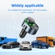 Автомобильный FM-трансмиттер модулятор Hoco E72 Alegria |2USB/1Type-C, 30W, QC/PD, TF, BT5.0| - изображение 14