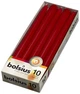 Конусна свічка 245/24 Bolsius коробка 10 шт. Червоні - зображення 1