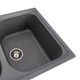 Мойка для кухни PLATINUM гранитная 7950 Equatoria 785x498мм прямоугольная врезная без сифона на две чаши серая PLS-A35797 - изображение 4