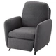 Крісло розкладне IKEA EKOLSUND Gunnared темно-сіре (092.971.86) - изображение 1